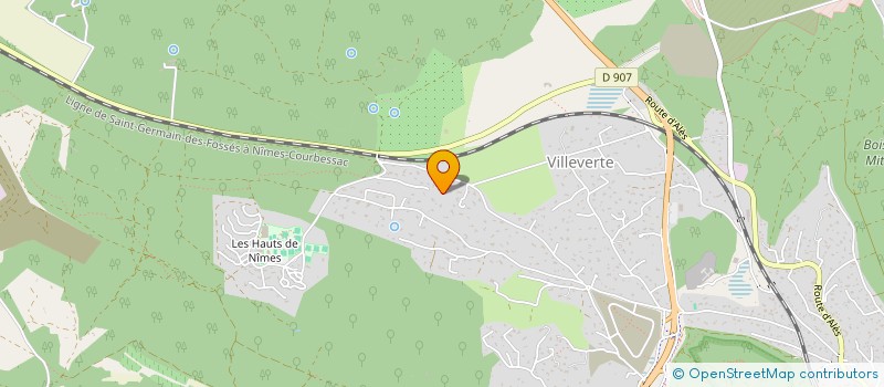 localisation de l'entreprise ASSOCIATION DE RESTAURATION DES MILIEUX AQUATIQUES DU SUD DE LA FRANCE  NIMES