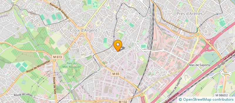 localisation de l'entreprise ASSOCIATION DE RETRAITES LE PEYROU à MONTPELLIER