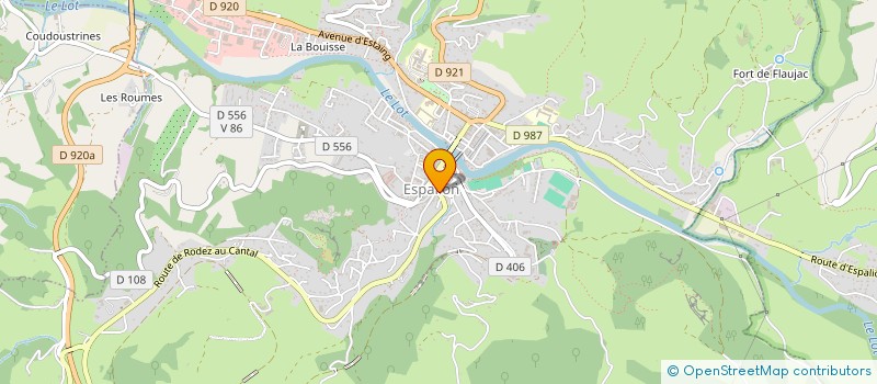 localisation de l'entreprise ASSOCIATION DE SAINT ELOI  ESPALION