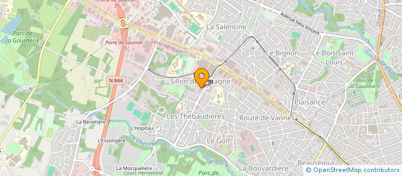 localisation de l'entreprise ASSOCIATION DE SAINT HERBLAIN SECOURISTES DE LA FFSS44  SAINT-HERBLAIN