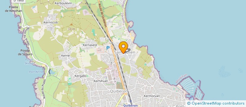 localisation de l'entreprise ASSOCIATION DE SAINT JULIEN  QUIBERON