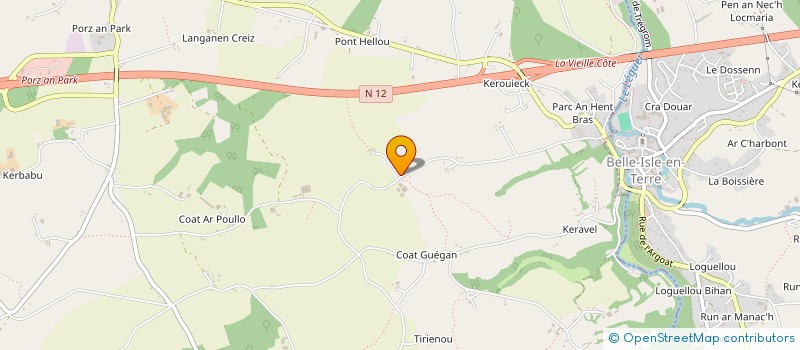 localisation de l'entreprise ASSOCIATION DE SAINTE JEUNE  PLOUNEVEZ-MOEDEC