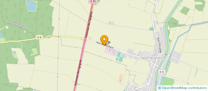 localisation de l'entreprise ASSOCIATION DE SANTE DU PETIT BALLON  OBERHERGHEIM