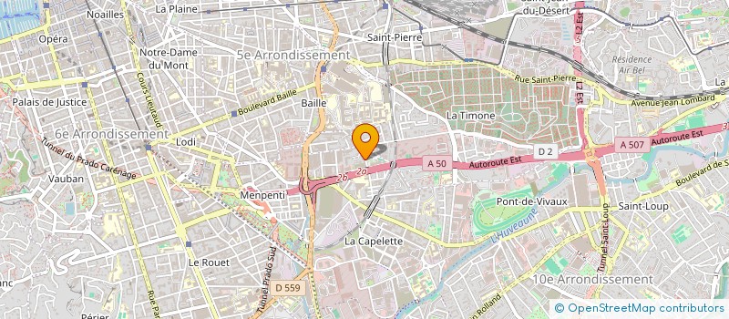 localisation de l'entreprise ASSOCIATION DE SANTE MENTALE à MARSEILLE