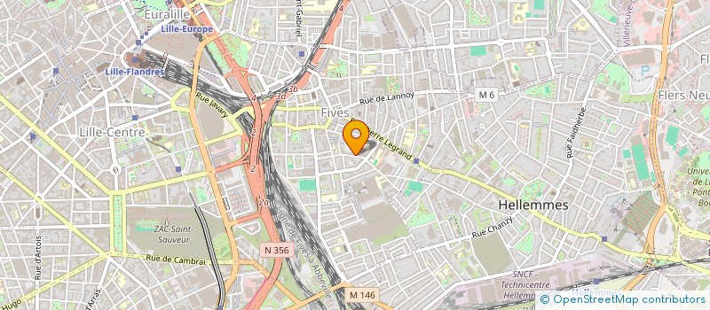 localisation de l'entreprise ASSOCIATION DE SANTE MENTALE DE LILLE à LILLE