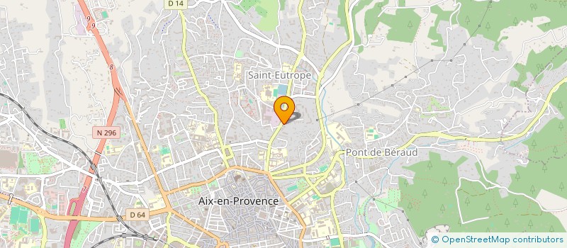 localisation de l'entreprise ASSOCIATION DE SANTE PLURIPROFESSIONNELLE DARIUS MILHAUD à AIX-EN-PROVENCE