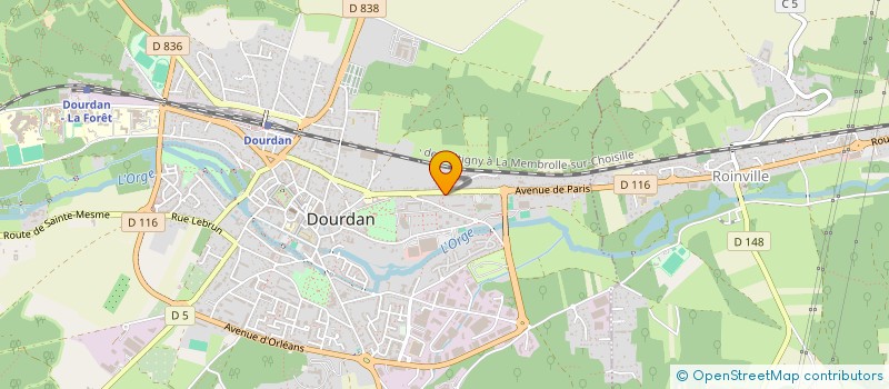 localisation de l'entreprise ASSOCIATION DE SANTE SAINT-JACQUES à DOURDAN