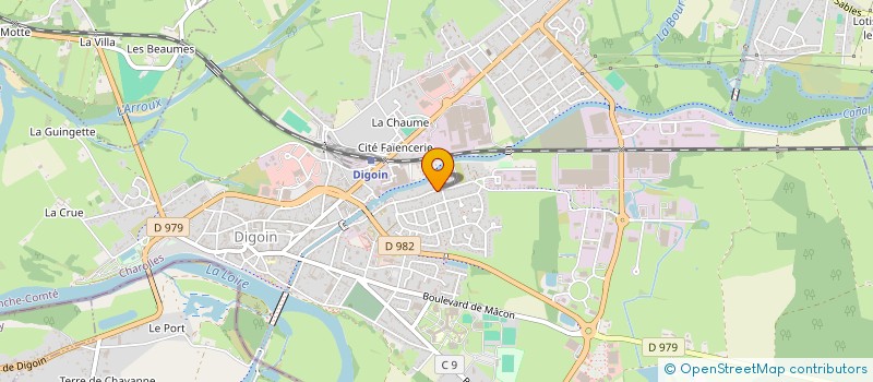 localisation de l'entreprise ASSOCIATION DE SAONE-ET-LOIRE DES JEUNES DIABETIQUES à DIGOIN