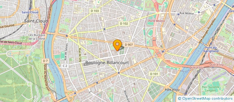 localisation de l'entreprise ASSOCIATION DE SAUVEGARDE DE BOULOGNE PARIS LES PRINCES à BOULOGNE-BILLANCOURT