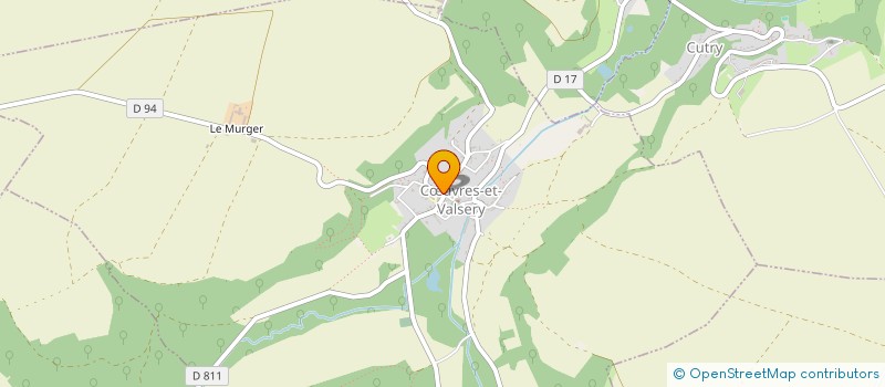 localisation de l'entreprise ASSOCIATION DE SAUVEGARDE DE L ABBAYE NOTRE DAME DE VALSERY  CUVRES-ET-VALSERY