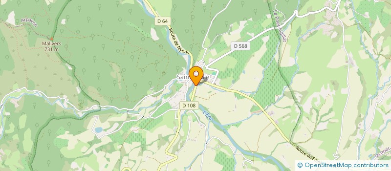 localisation de l'entreprise ASSOCIATION DE SAUVEGARDE DE L'EGLISE NOTRE DAME DE BEAUVERT  SAINTE-JALLE