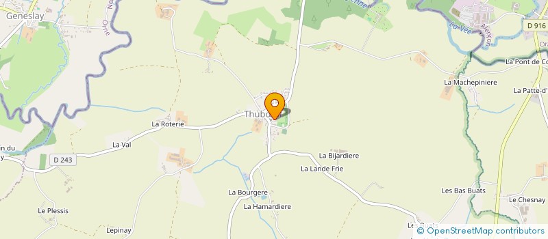 localisation de l'entreprise ASSOCIATION DE SAUVEGARDE DE L EGLISE SAINT MARTIN DE THUBOEUF  THUBUF