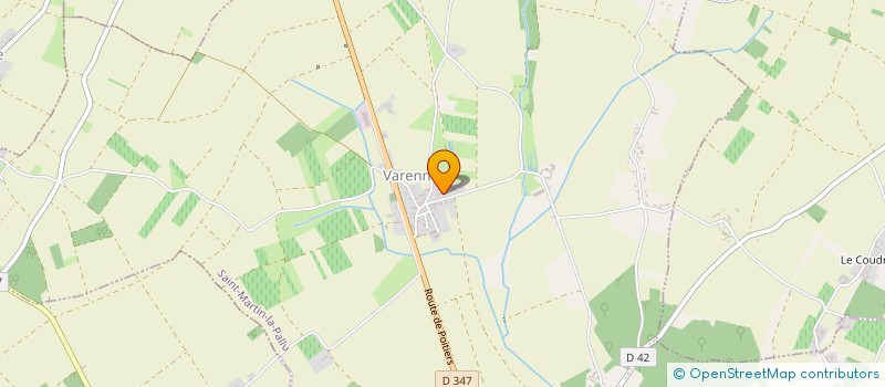localisation de l'entreprise ASSOCIATION DE SAUVEGARDE DE L'EGLISE SAINT-MARTIN DE VARENNES  SAINT-MARTIN-LA-PALLU
