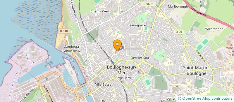localisation de l'entreprise ASSOCIATION DE SAUVEGARDE DE L EGLISE SAINT-MICHEL DE BOULOGNE SUR MER à BOULOGNE-SUR-MER