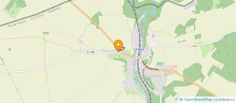 localisation de l'entreprise ASSOCIATION DE SAUVEGARDE DE SAINT SULPICE DE CHARS  CHARS