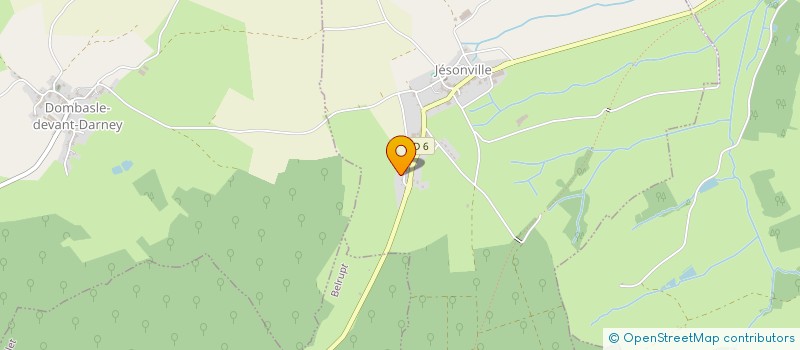 localisation de l'entreprise ASSOCIATION DE SAUVEGARDE DES CHASSEURS RURAUX VOSGIENS  JESONVILLE