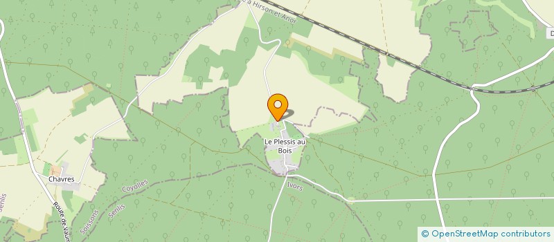 localisation de l'entreprise ASSOCIATION DE SAUVEGARDE DES HAMEAUX DE VAUCIENNES (60)  VAUCIENNES