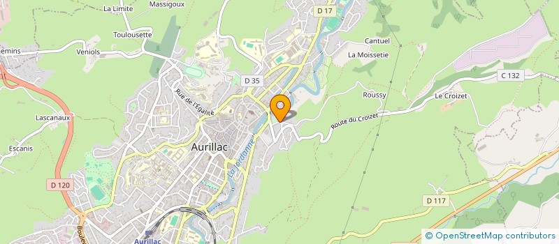 localisation de l'entreprise ASSOCIATION DE SAUVEGARDE DU FOUR BANAL DE LAVERGNE DE SAINT CHARMANT à AURILLAC