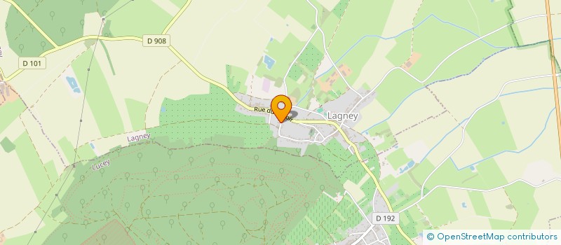 localisation de l'entreprise ASSOCIATION DE SAUVEGARDE DU PATRIMOINE ARCHITECTURAL, CULTUREL ET NATUREL DE LAGNEY DENOMMEE L'ECHINEAU  LAGNEY