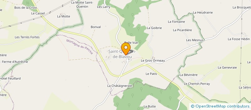 localisation de l'entreprise ASSOCIATION DE SAUVEGARDE DU PATRIMOINE DE SAINT QUENTIN DE BLAVOU à SAINT-QUENTIN-DE-BLAVOU