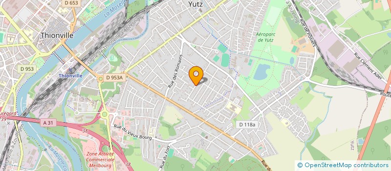 localisation de l'entreprise ASSOCIATION DE SAUVEGARDE DU PATRIMOINE MAGINOT DE MOSELLE  YUTZ