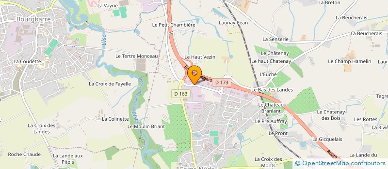 localisation de l'entreprise ASSOCIATION DE SAUVEGARDE DU VITRAIL  CORPS-NUDS