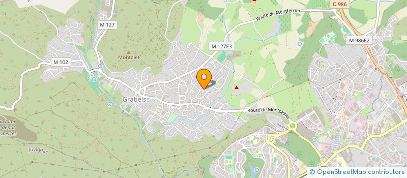 localisation de l'entreprise ASSOCIATION DE SAUVEGARDE ET DE MISE EN VALEUR DE LA TOUR DE MONTREDON  GRABELS