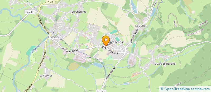 localisation de l'entreprise ASSOCIATION DE SAUVERGARDE DU PATRIMOINE INDUSTRIEL EPINACOIS  EPINAC