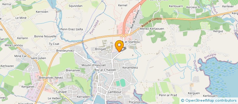 localisation de l'entreprise ASSOCIATION DE SAUVETAGE ET DE SECOURISME DU PAYS BIGOUDEN à PONT-L'ABBE