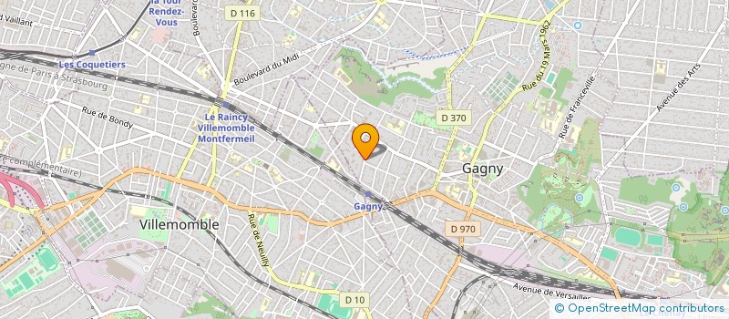 localisation de l'entreprise ASSOCIATION DE SAUVETAGE ET DE SECOURS DE GAGNY à GAGNY