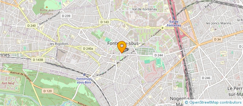 localisation de l'entreprise ASSOCIATION DE SCOUTISME LAIQUE FONTENAY ET ALENTOUR à FONTENAY-SOUS-BOIS