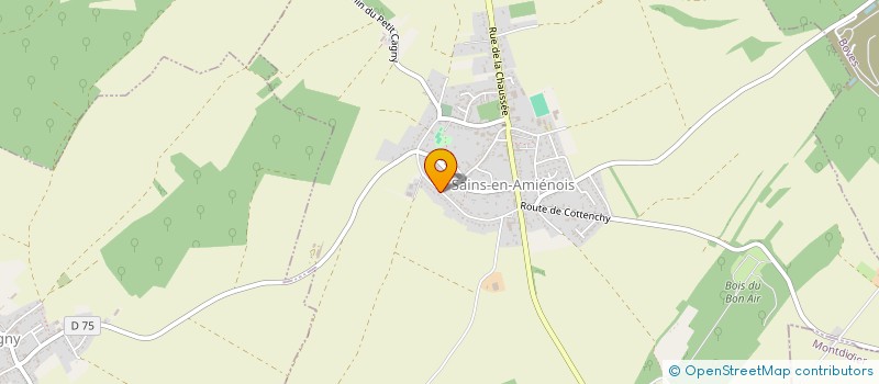 localisation de l'entreprise ASSOCIATION DE SCRAPBOOKING SCRAP AMIENOIS  SAINS-EN-AMIENOIS