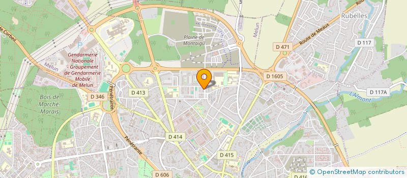 localisation de l'entreprise ASSOCIATION DE SECOURS AUX FAMILLES à MELUN