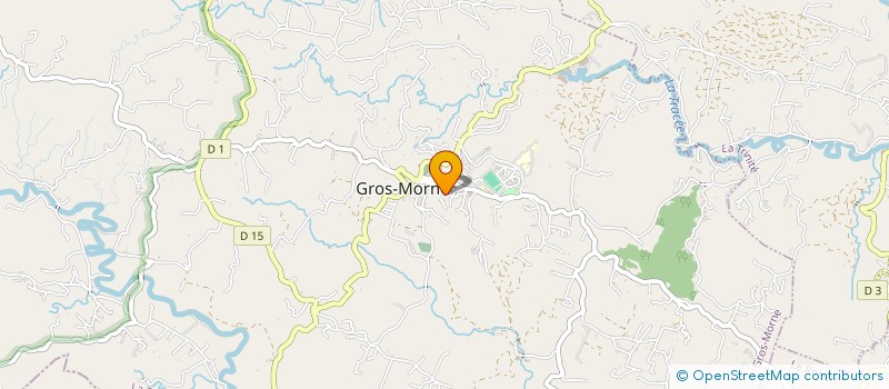 localisation de l'entreprise ASSOCIATION DE SERVICES A LA PERSONNE MELTING SERVICES  GROS-MORNE