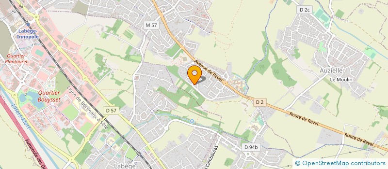 localisation de l'entreprise ASSOCIATION DE SERVICES A LA PERSONNE SAINT ORENS à SAINT-ORENS-DE-GAMEVILLE