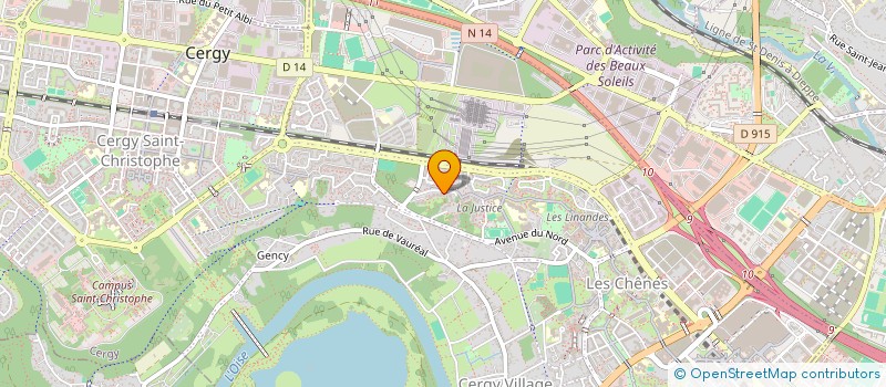 localisation de l'entreprise ASSOCIATION DE SERVICES D AIDE A DOMICILE ASERVADOM  CERGY