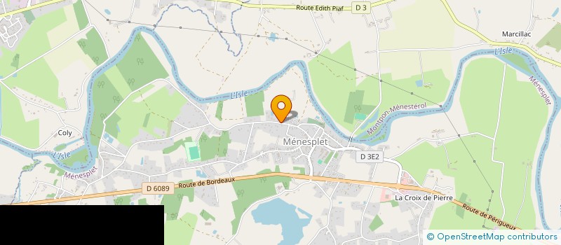 localisation de l'entreprise ASSOCIATION DE SERVICES D'AIDE D'ACCOMPAGNEMENT ET D'ASSISTANCE  MENESPLET