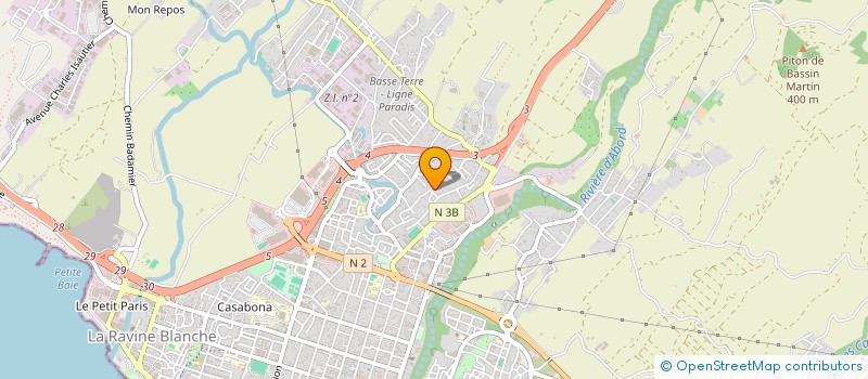 localisation de l'entreprise ASSOCIATION DE SOCIALISATION ET DE LUTTE CONTRE L'EXCLUSION à SAINT-PIERRE