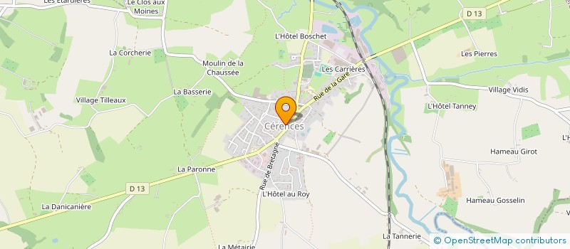 localisation de l'entreprise ASSOCIATION DE SOINS ET D AIDE A DOMICILE DU SECTEUR DE CERENCES  CERENCES