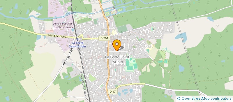 localisation de l'entreprise ASSOCIATION DE SOINS ET D AIDES A DOMICILE - ASAD à LA FERTE-SAINT-AUBIN