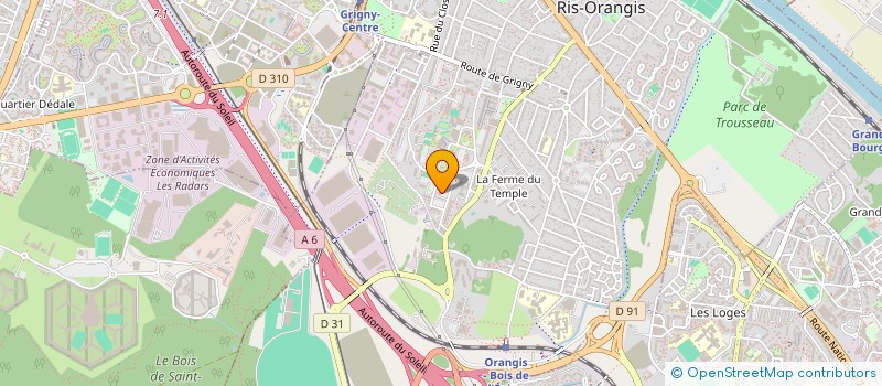 localisation de l'entreprise ASSOCIATION DE SOLIDARITE DE LA COMMUNAUTE COMORIENNE DE RIS ORANGIS à RIS-ORANGIS