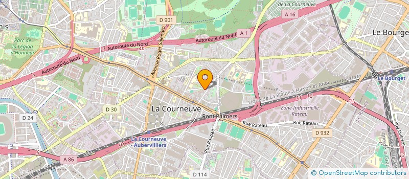 localisation de l'entreprise ASSOCIATION DE SOLIDARITE DES COMBATTANTS DE L'INDEPENDANCE DU BANGLADESH EN FRANCE à LA COURNEUVE