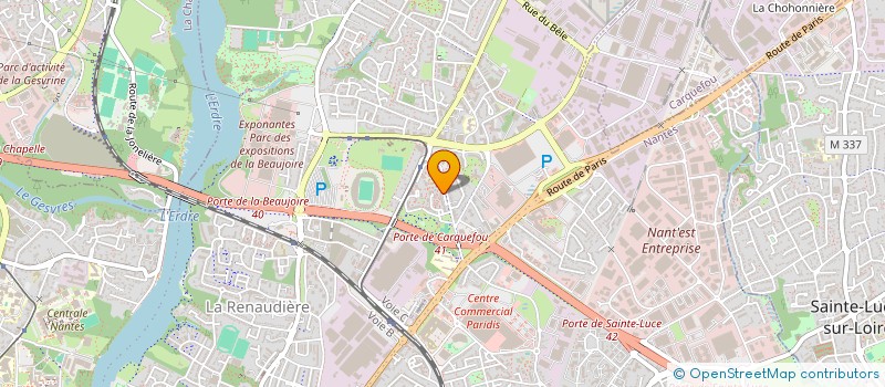localisation de l'entreprise ASSOCIATION DE SOLIDARITE DES MIGRANTS (ASSOM) à NANTES