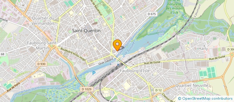 localisation de l'entreprise ASSOCIATION DE SOLIDARITE DES PERSONNELS DE POLICE ACTIVE DE LA CIRCONSCRIPTION DE SAINT-QUENTIN à SAINT-QUENTIN