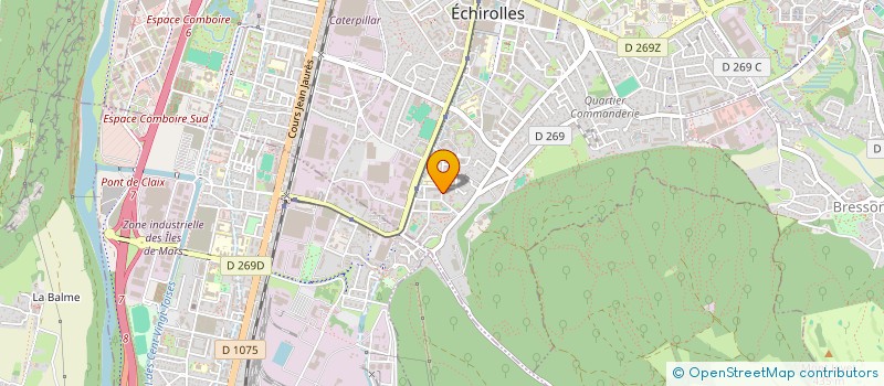 localisation de l'entreprise ASSOCIATION DE SOLIDARITE DU VILLAGE 2  ECHIROLLES