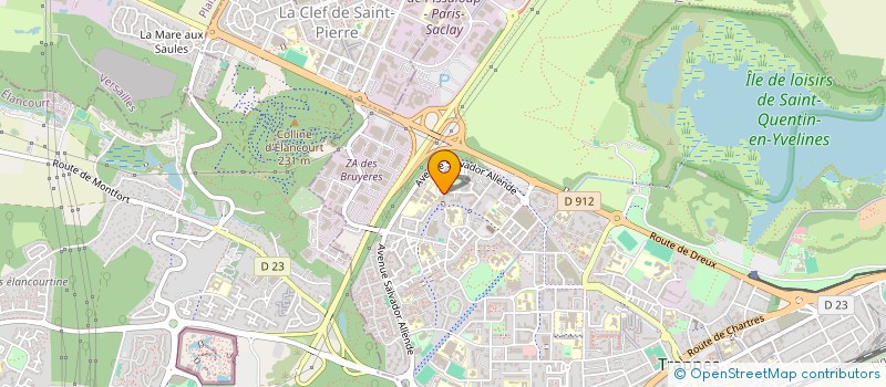 localisation de l'entreprise ASSOCIATION DE SOLIDARITE ET DE DEVELOPPEMENT D'OSSOUBIDIAGNA  TRAPPES