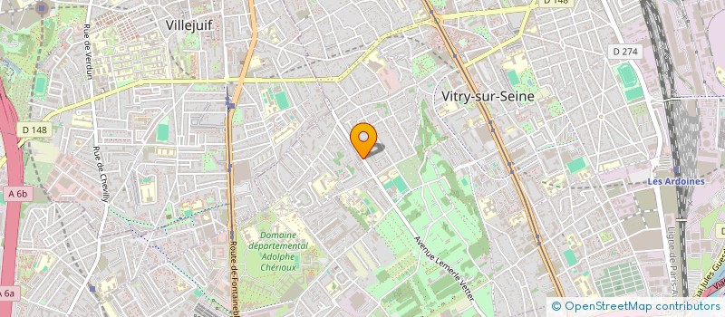 localisation de l'entreprise ASSOCIATION DE SOLIDARITE FRANCO-ANATOLIEN à VITRY-SUR-SEINE