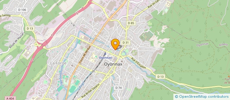 localisation de l'entreprise ASSOCIATION DE SOLIDARITE FRANCO-MAROCAINE DE L'AIN à OYONNAX