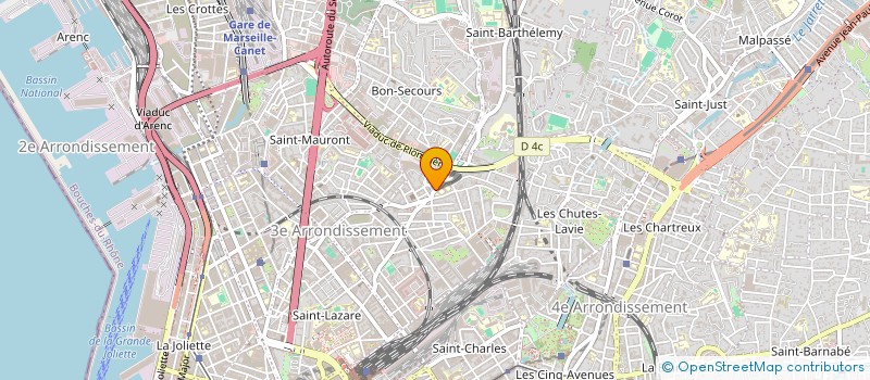 localisation de l'entreprise ASSOCIATION DE SOLIDARITE INTER-ADHERENTS (A.S.I.A.) à MARSEILLE