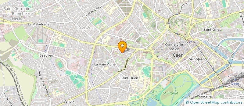 localisation de l'entreprise ASSOCIATION DE SOUTIEN A L'ACADEMIE DES CADETS DE LA DEFENSE DE NORMANDIE à CAEN